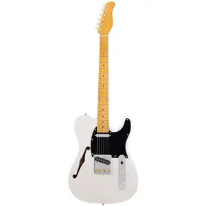 Sire Guitars T7TV/SV Alder + ash chambered elektrische gitaar T-stijl, zilver pas cher