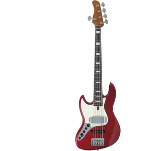 Sire Marcus Miller V7N A5L Candy Apple Red linkshandige 5-snarige elektrische basgitaar pas cher