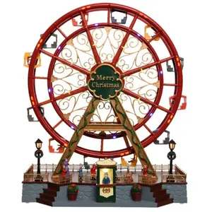 Decoratieve figuren Lumineo Licht Bewegings Kerstmis 37 x 21 x 45 cm pas cher