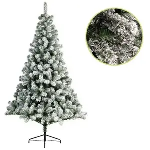 Everlands Kunstkerstboom met sneeuw 210cm
