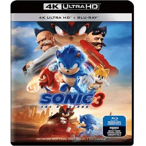 Dutch Film Works Sonic The Hedgehog 3 (4k Ultra Hd Blu-ray) pas cher