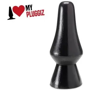 Gangbangster - Moshy - Buttplug - 17 x 8,5 cm - PVC - Zwart