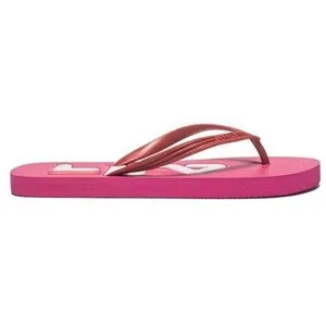 Tongs - Fila - Troy Slipper Wmn - Femme - Rose - Bride rouge pas cher