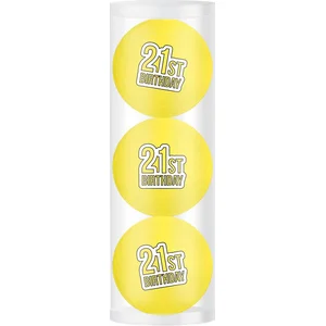Legend Golfpresentjes-3 Golfballen 21 jaar happy birthday-Golfcadeau-Golf