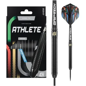 GOAT - Athlete Zwarte Messing Steeldarts 13 Gram, Incl. 3 Barrels, 3 Flights & 3 Shafts pas cher