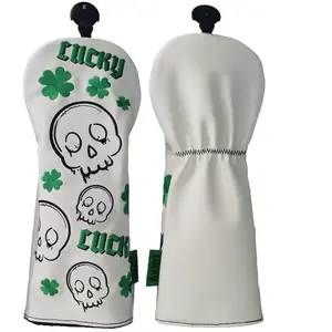 Legend Fairwaywood Headcover Lucky Wit Groen