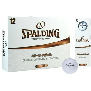 Lot de 3 balles de golf distance SpaldingVendu parcdiscount