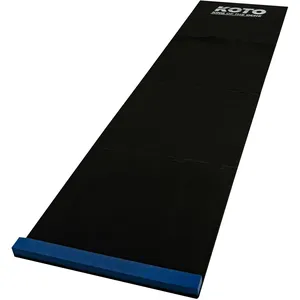 KOTO Puzzle Tapis de fléchettes 237 x 60 cm Tapis de fléchettes Oche Bleu Jeux de fléchettes Tapis