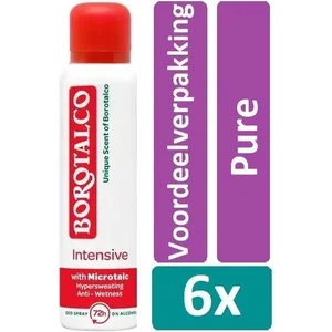 Borotalco Deodorant Spray Intensive Voordeelverpakking 6 x 150 ml pas cher