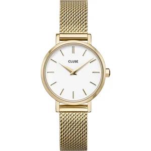 Cluse, Montre, La Bohème Petite Mesh Or, Or, (Montre analogique, 28 mm) pas cher