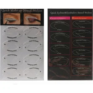 DW4Trading Eyeliner en Oogschaduw Sjablonen - 32 Sets pas cher