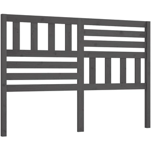 Comparateur de prix : vidaXL Tête de lit Gris 146x4x100 cm Bois massif de pin