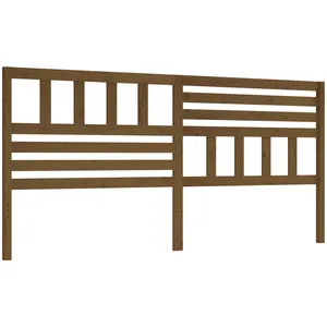 Comparateur de prix : vidaXL Tête de lit Marron miel 186x4x100 cm Bois massif de pin