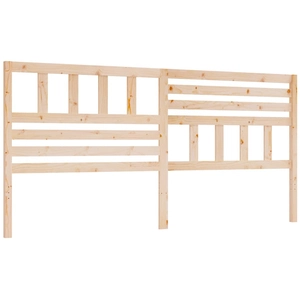 vidaXL Tête de lit 206x4x100 cm Bois massif de pin pas cher