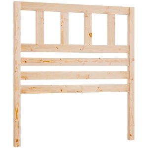 vidaXL Tête de lit 126x4x100 cm Bois massif de pin pas cher
