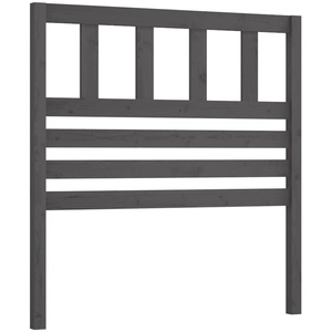 vidaXL Tête de lit Gris 81x4x100 cm Bois massif de pin pas cher