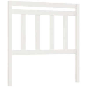 vidaXL Tête de lit Blanc 106x4x100 cm Bois massif de pin pas cher