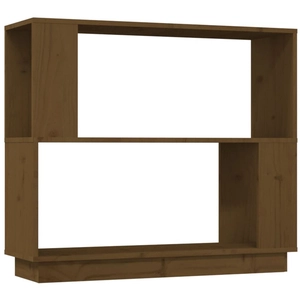 Comparateur de prix : vidaXL Bibliothèque/Cloison Marron miel 80x25x70 cm Bois massif