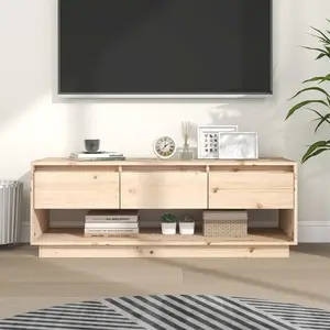 Comparateur de prix : vidaXL Meuble TV 110,5x34x40 cm Bois de pin massif