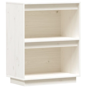 vidaXL Armoire console Blanc 60x34x75 cm Bois de pin solide pas cher