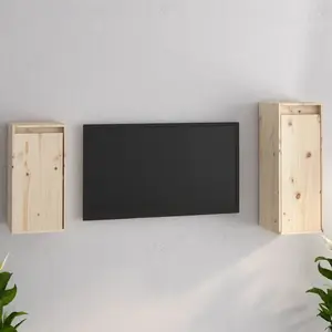 Comparateur de prix : vidaXL Meubles TV 2 pcs Bois massif de pin