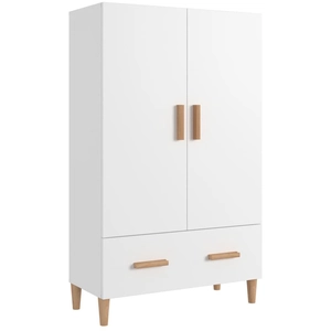 vidaXL Buffet Blanc 70x31x115 cm Bois d'ingénierie pas cher
