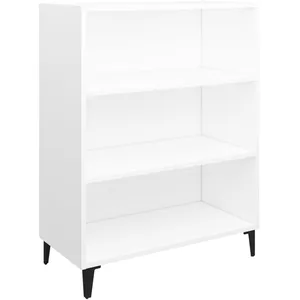 vidaXL Buffet Blanc 69,5x32,5x90 cm Bois d'ingénierie pas cher