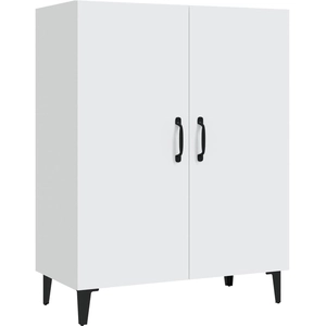 vidaXL Buffet Blanc 70x34x90 cm Bois d'ingénierie pas cher