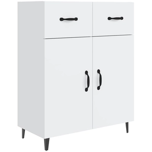 Comparateur de prix : vidaXL Buffet blanc 69,5x34x90 cm bois d'ingénierie