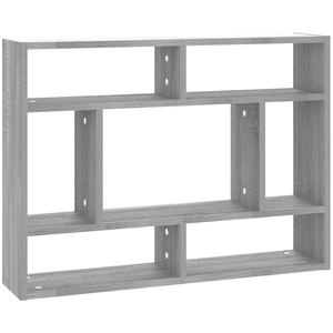 vidaXL Étagère murale Sonoma gris 75x16x55 cm Bois d'ingénierie pas cher