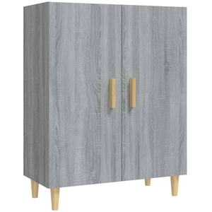 vidaXL Buffet Sonoma gris 70x34x90 cm Bois d'ingénierie pas cher