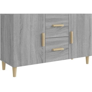 vidaXL Buffet sonoma gris 100x36x60 cm bois d'ingénierie pas cher