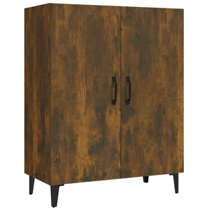 vidaXL Buffet Chêne fumé 70x34x90 cm Bois d'ingénierie pas cher