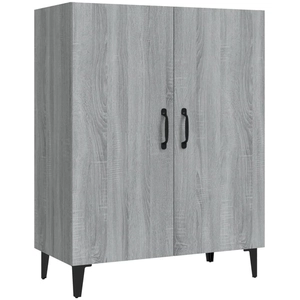 vidaXL Buffet Sonoma gris 70x34x90 cm Bois d'ingénierie pas cher