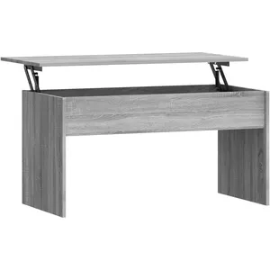 vidaXL Table basse Sonoma gris 102x50,5x52,5 cm Bois d'ingénierie pas cher