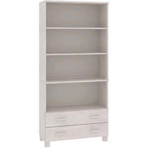 vidaXL Buffet HAMAR Bois massif de pin Blanc pas cher