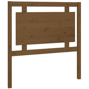 vidaXL Tête de lit Marron miel 95,5x4x100 cm Bois massif de pin pas cher