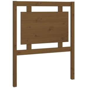 vidaXL Tête de lit Marron miel 80,5x4x100 cm Bois massif de pin pas cher