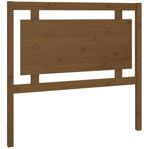 vidaXL Tête de lit Marron miel 105,5x4x100 cm Bois massif de pin pas cher