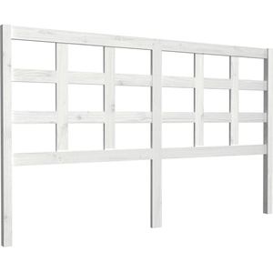 vidaXL Tête de lit Blanc 165,5x4x100 cm Bois massif de pin pas cher