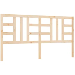 vidaXL Tête de lit 206x4x100 cm Bois massif de pin pas cher