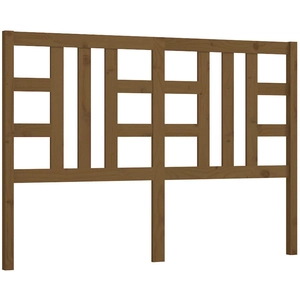 vidaXL Tête de lit Marron miel 166x4x100 cm Bois massif de pin pas cher