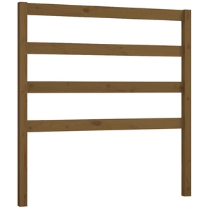 vidaXL Tête de lit Marron miel 106x4x100 cm Bois massif de pin pas cher