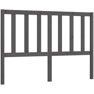 vidaXL Tête de lit Gris 166x4x100 cm Bois massif de pin pas cher