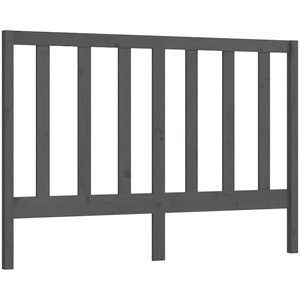 vidaXL Tête de lit Gris 166x4x100 cm Bois massif de pin pas cher