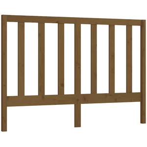 vidaXL Tête de lit Marron miel 156x4x100 cm Bois massif de pin pas cher