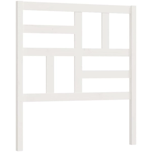 vidaXL Tête de lit Blanc 96x4x104 cm Bois massif de pin pas cher