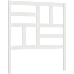 vidaXL Tête de lit Blanc 106x4x104 cm Bois massif de pin pas cher