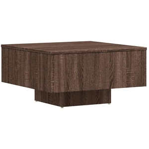 vidaXL Table basse Chêne marron 60x60x31,5 cm Bois d'ingénierie pas cher
