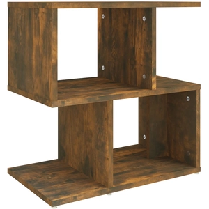 vidaXL Tables de chevet 2pcs Chêne fumé 50x30x51,5cm Bois d'ingénierie pas cher